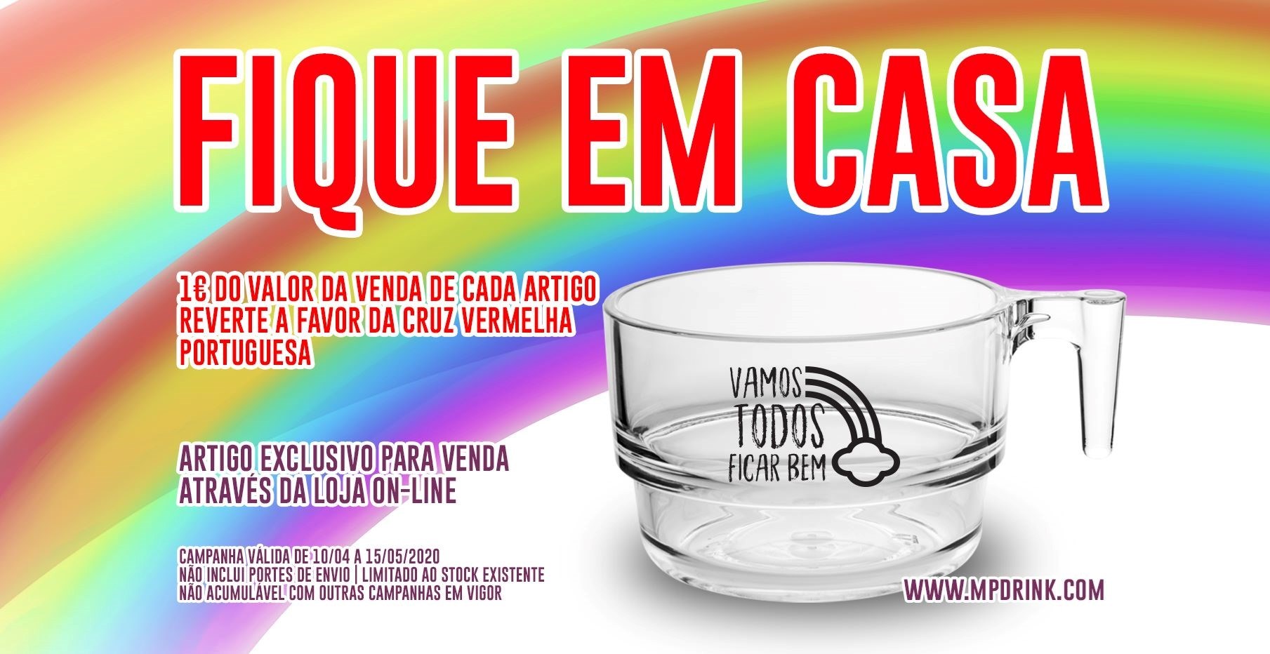 Chávenas Solidárias para Ajudar a Cruz Vermelha Portuguesa